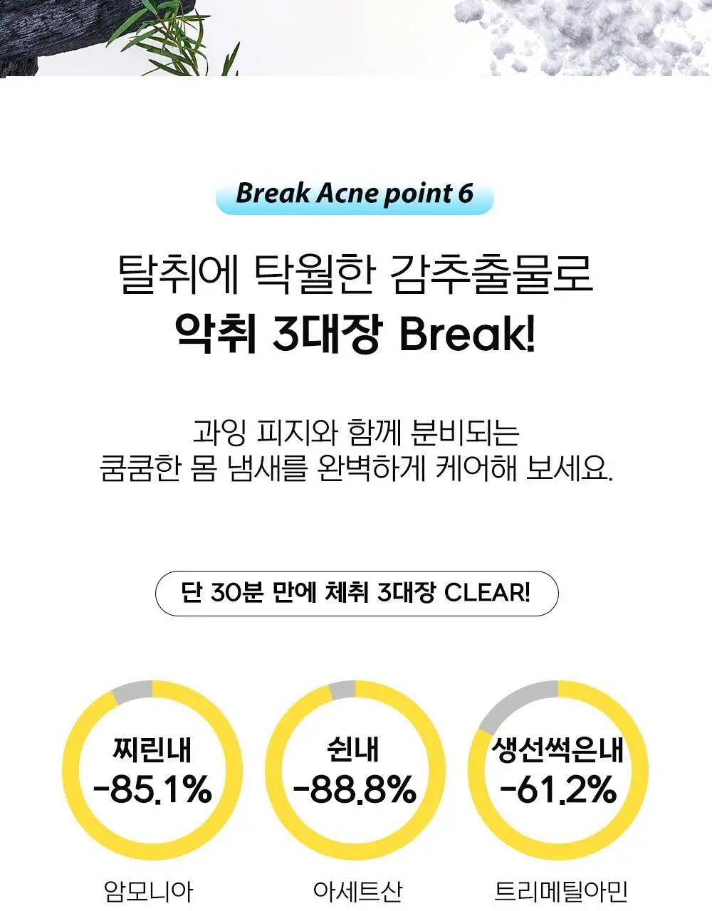 [등드름완화/식물성] 디어도어 브레이크 릴렉싱 아크네 바디워시 300ml 상세페이지 18